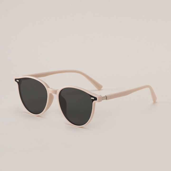 Damen stilvolle Sonnenbrille mit elegantem transparentem Rahmen Karnz