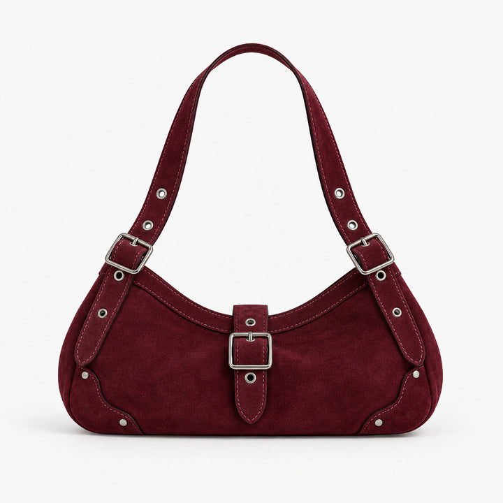 Wildleder Schultertasche