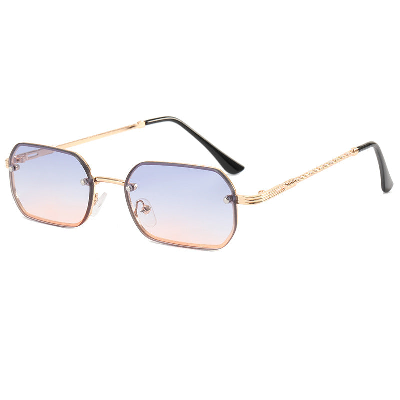 Damen modische Achtkant-Sonnenbrille mit luxuriösen Metallrahmen Karnz