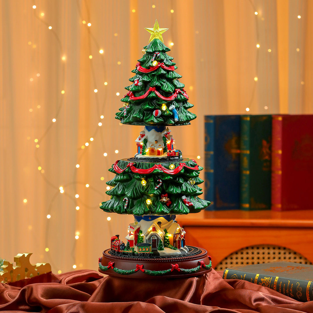 Dekorative LED Weihnachtsbaum Skulptur Karnz