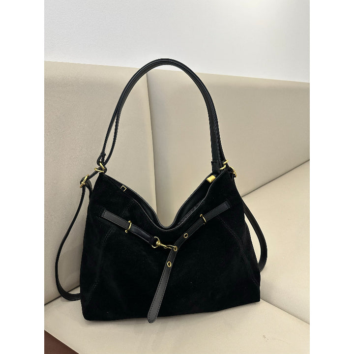 Luxuriöse Wildleder Handtasche Karnz