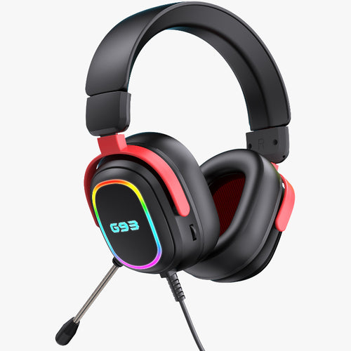 Gaming-Headset mit Rgb-Hintergrundbeleuchtung und Bequemer Polsterung Karnz