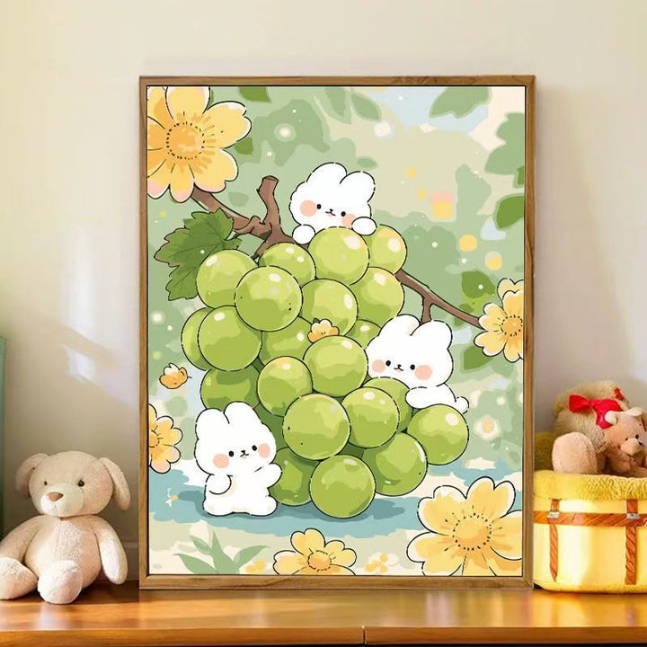 Verspielt Bunny-Thema Wandkunst Karnz