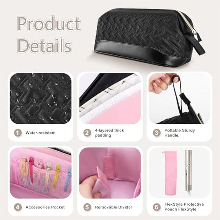 Kosmetik-Organizer Tasche mit Multifunktionalen Fächern Karnz