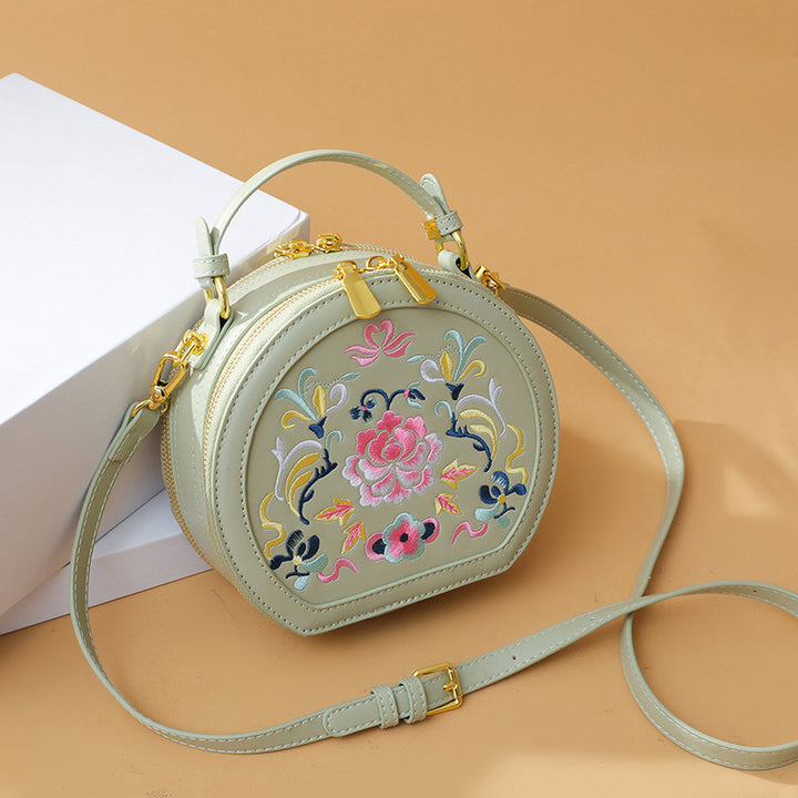 Vintage Florale Bestickte Handtasche Karnz