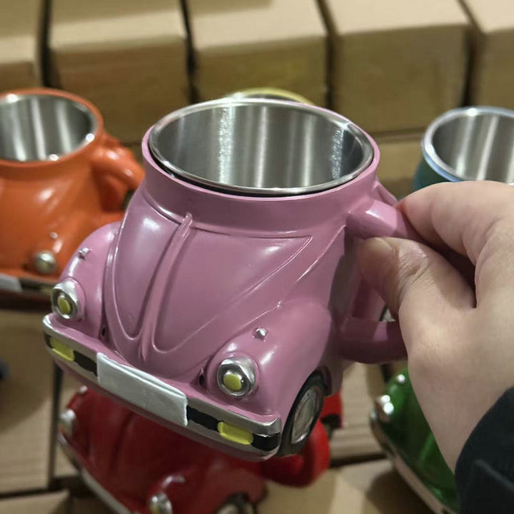 Spaßige Autoform Kaffeetasse Karnz