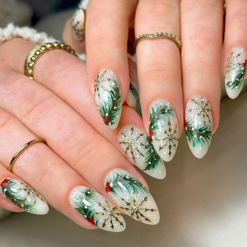 Festliches Feiertags-Themen Press-On Nagelkunst Set Karnz 1790636677