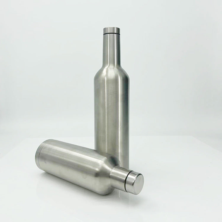 Unisex Edelstahl Wasserflasche Karnz