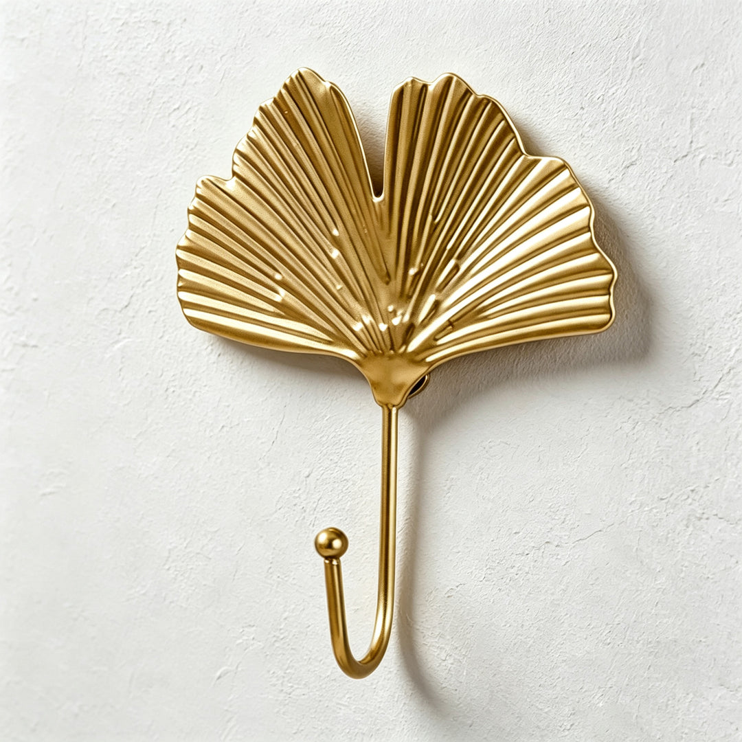 Wandhaken in Blattform Karnz