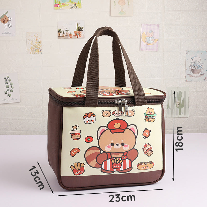 Isolierter Cartoon Lunch Tote Karnz