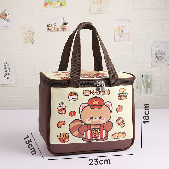 Isolierter Cartoon Lunch Tote Karnz