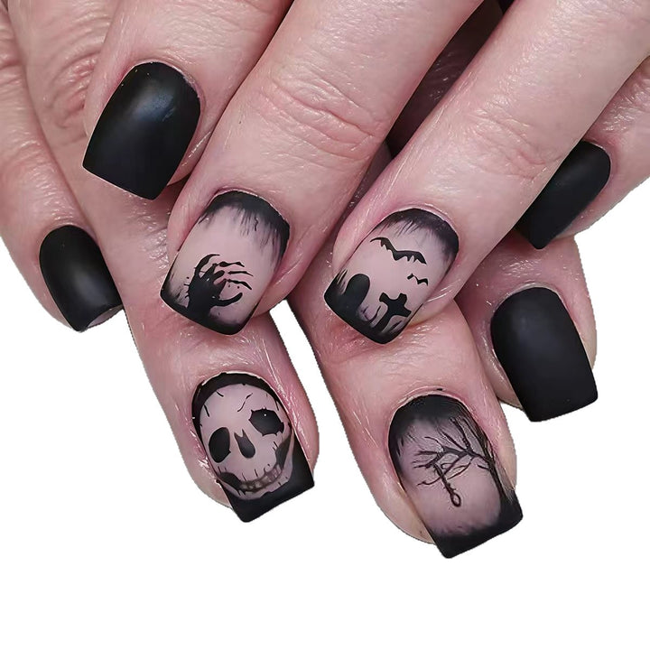 Kreative Kunstnägel Im Faszinierenden Halloween-Design Karnz