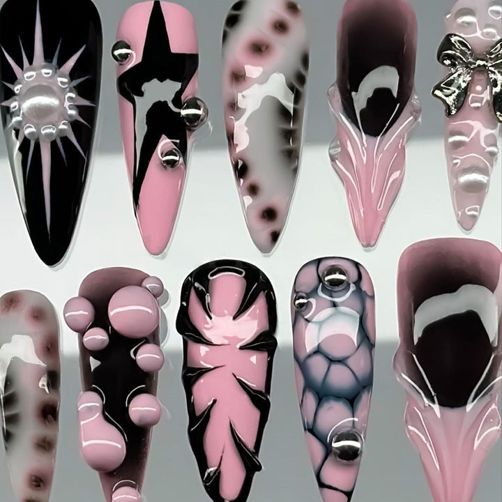 Künstlerisches 3D Nagelkunst Set Karnz