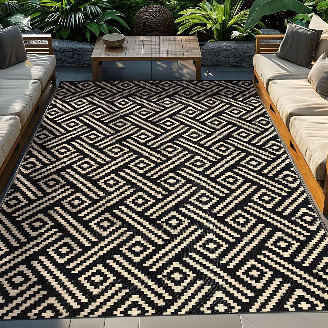 Geometrisches Muster Outdoor Patio Teppich