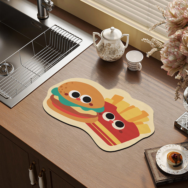 Cute Donut-Shaped Non‑Slip Heat-Resistant Table Placemat