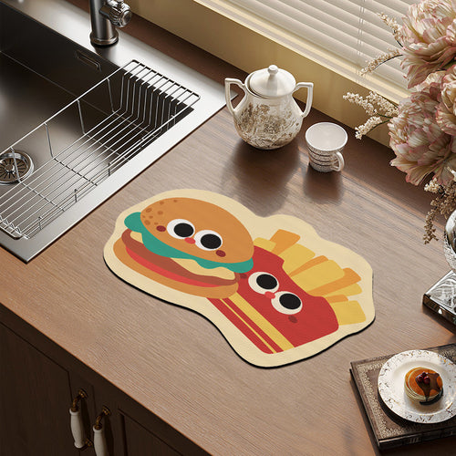 Cute Donut-Shaped Non‑Slip Heat-Resistant Table Placemat