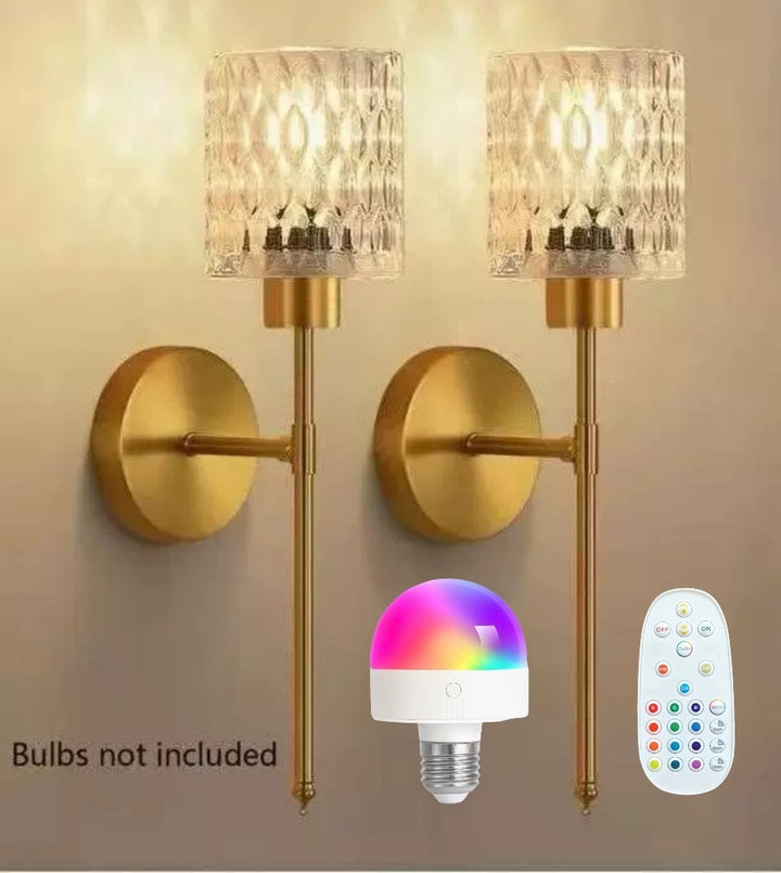 Moderne Kristallglas Wandleuchte