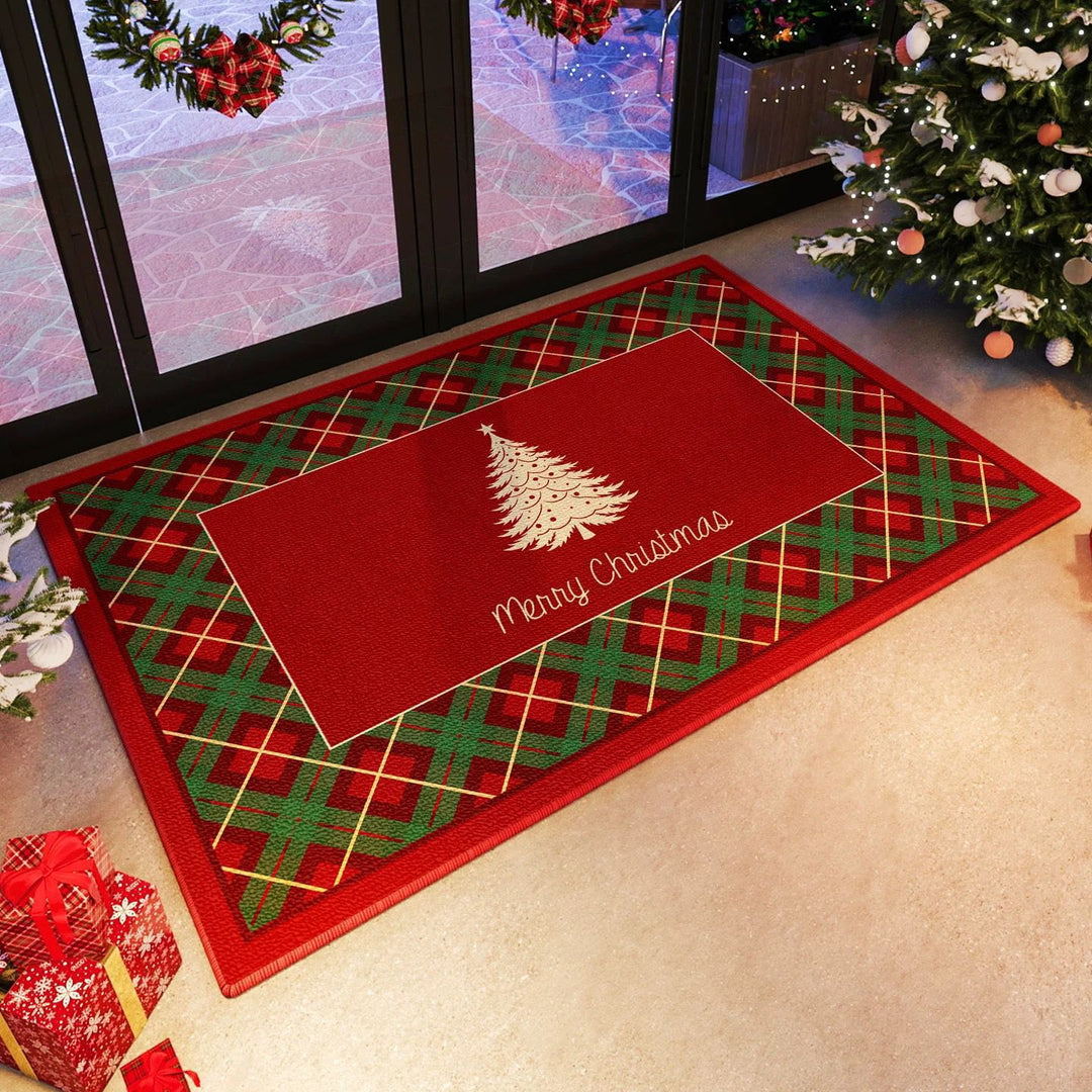 Festliche Weihnachtsbaum-Themen-Innendoormat Karnz