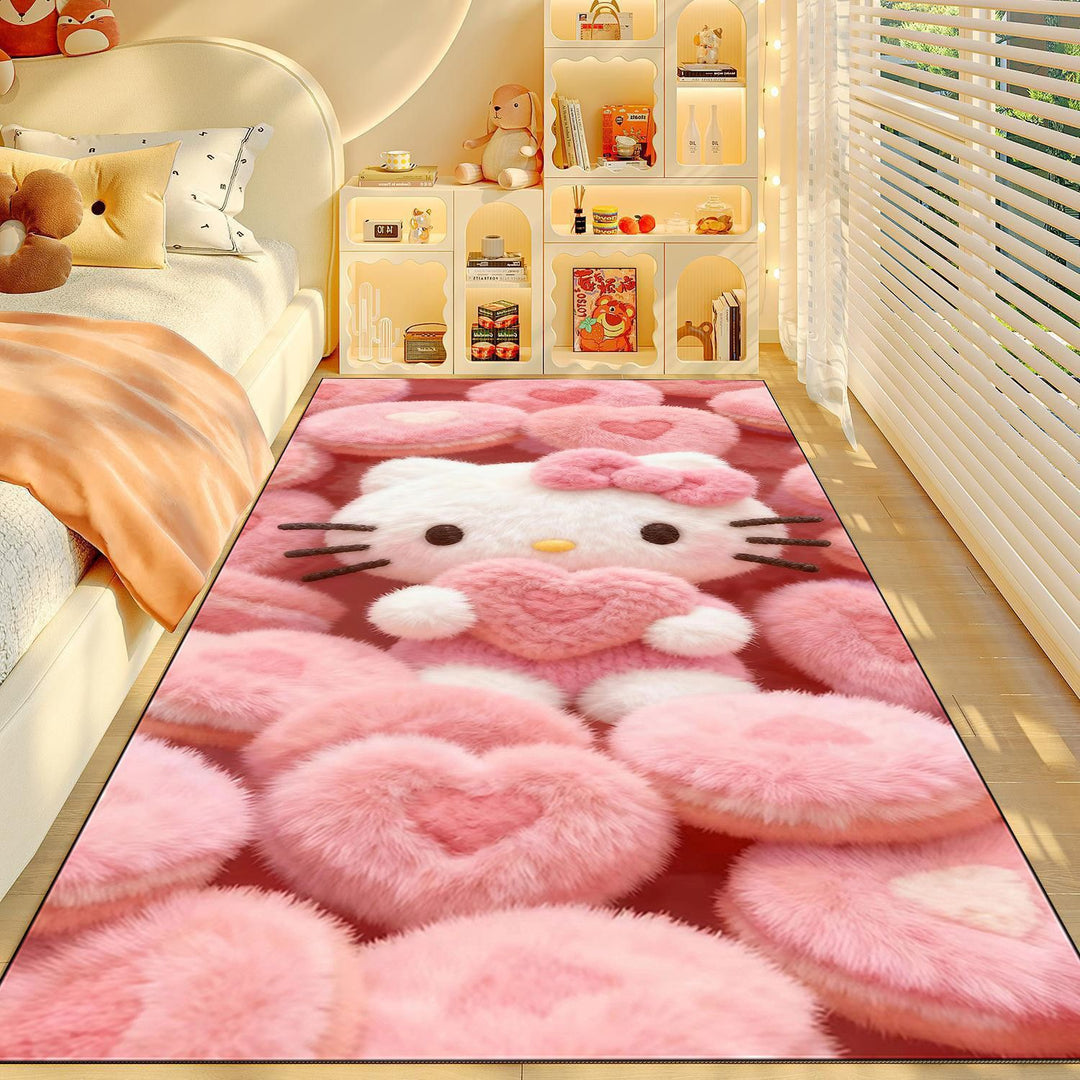Plüsch Hello Kitty-Themen Teppich