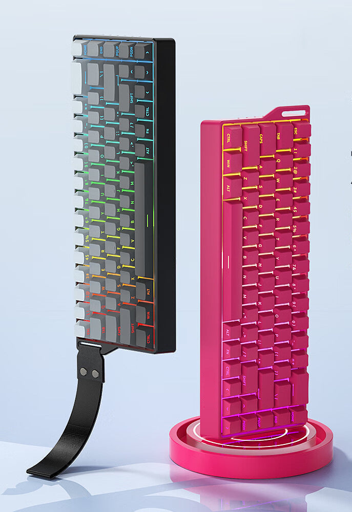 Kompakte mechanische Gaming-Tastatur mit RGB-Hintergrundbeleuchtung Karnz