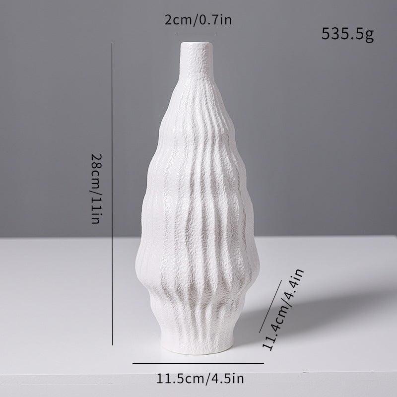 Dekorative Strukturierte Vase Karnz