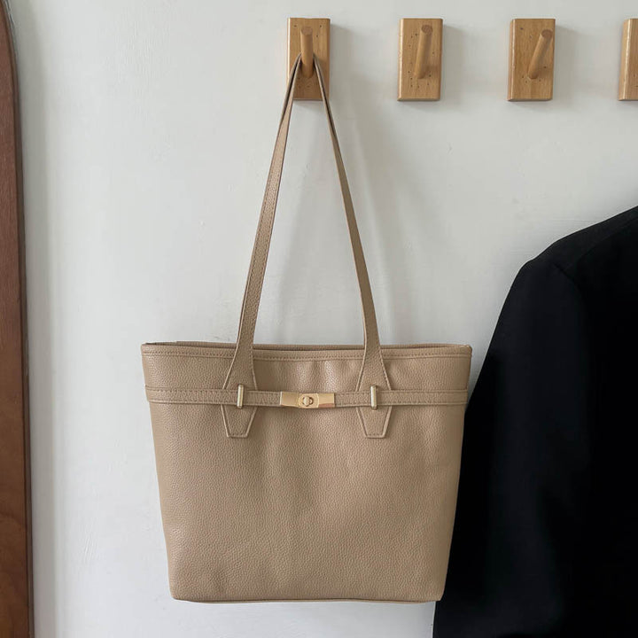 Stylische Strukturierte Tote Bag