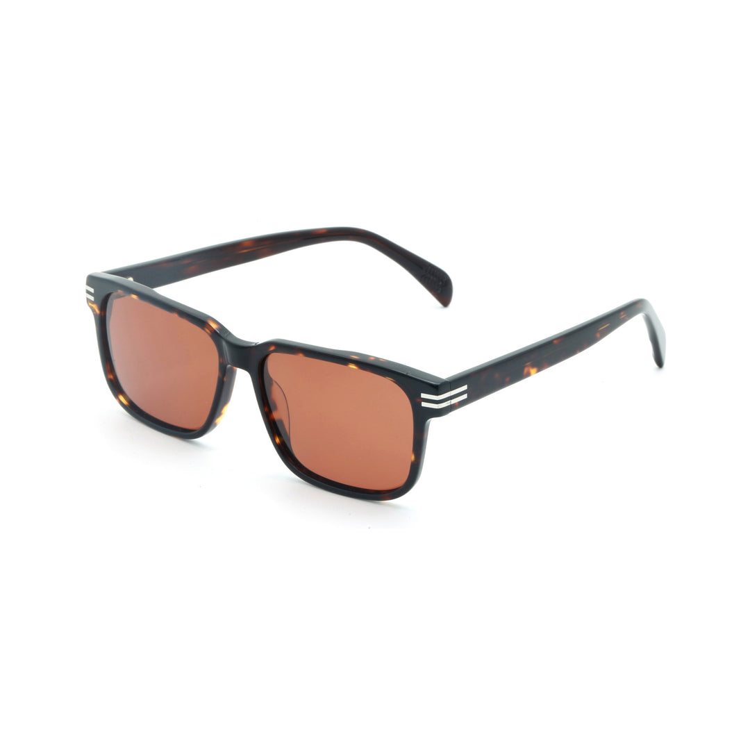 Damen modische Sonnenbrille mit transparentem Rahmen und grünen Gläsern Karnz