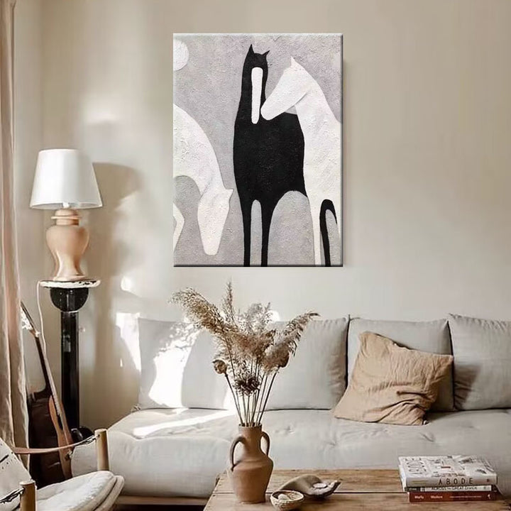 Abstrakte Tierkunst Leinwand