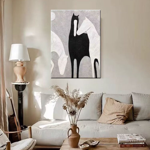 Abstrakte Tierkunst Leinwand
