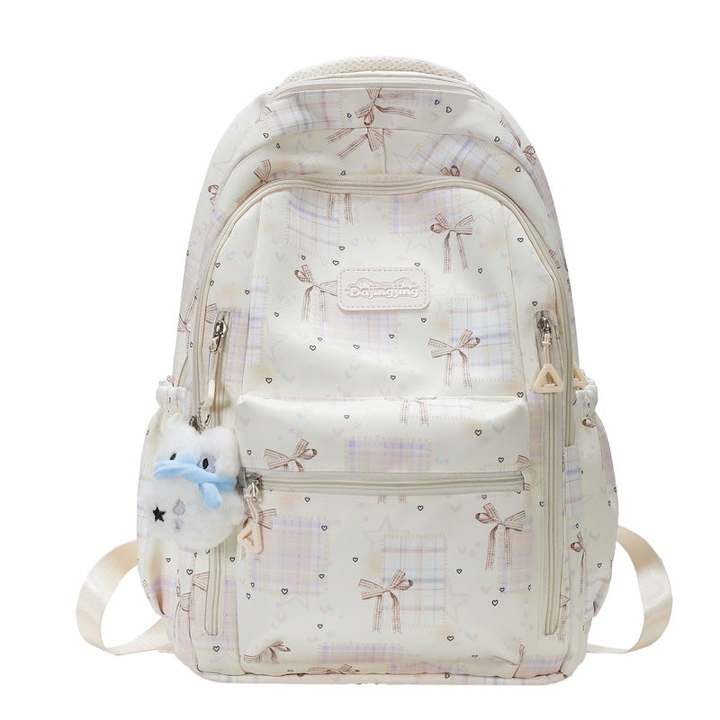 Süßer Grafikdruck Schulrucksack Karnz