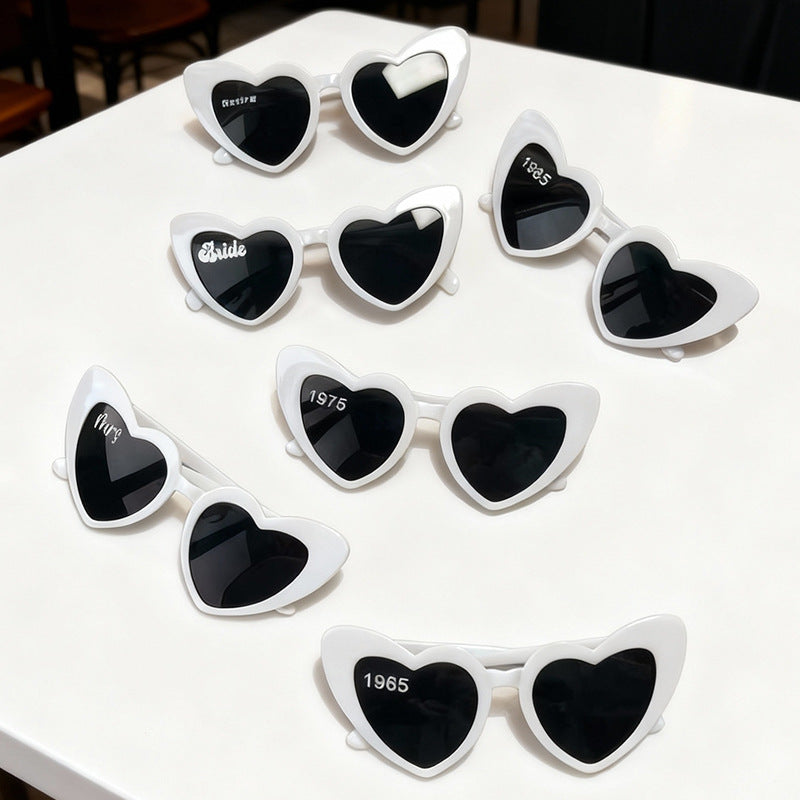 Stylische Herzrahmen-Sonnenbrille Karnz
