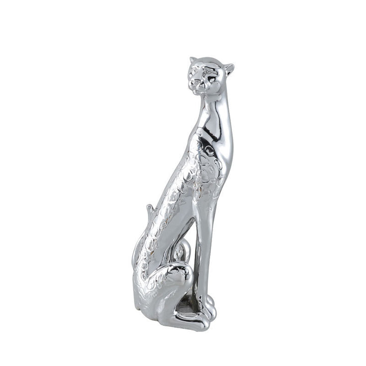 Elegante dekorative Katzen Skulptur