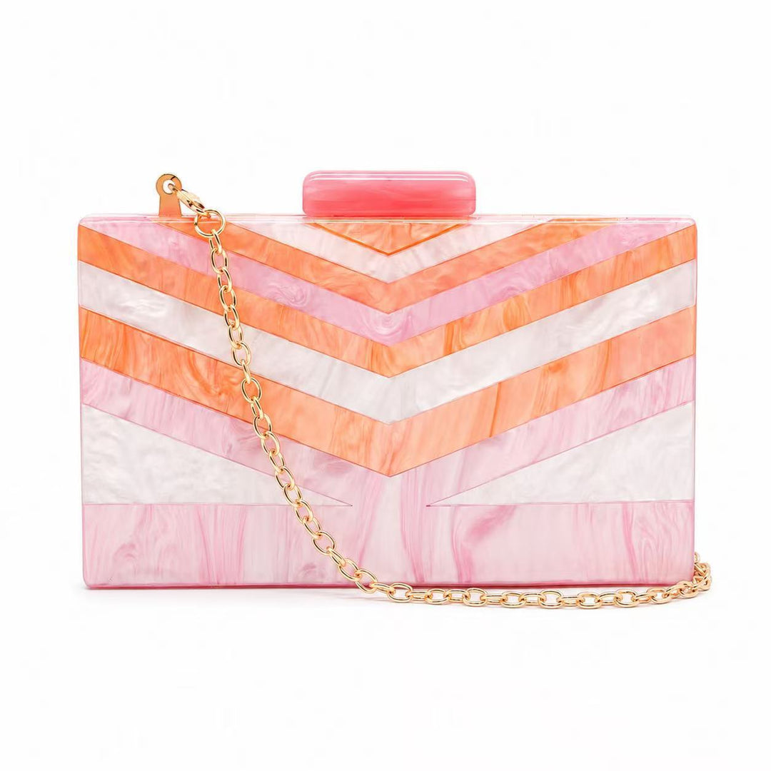 Stylische Acryl-Clutch