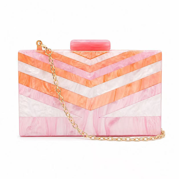 Stylische Acryl-Clutch