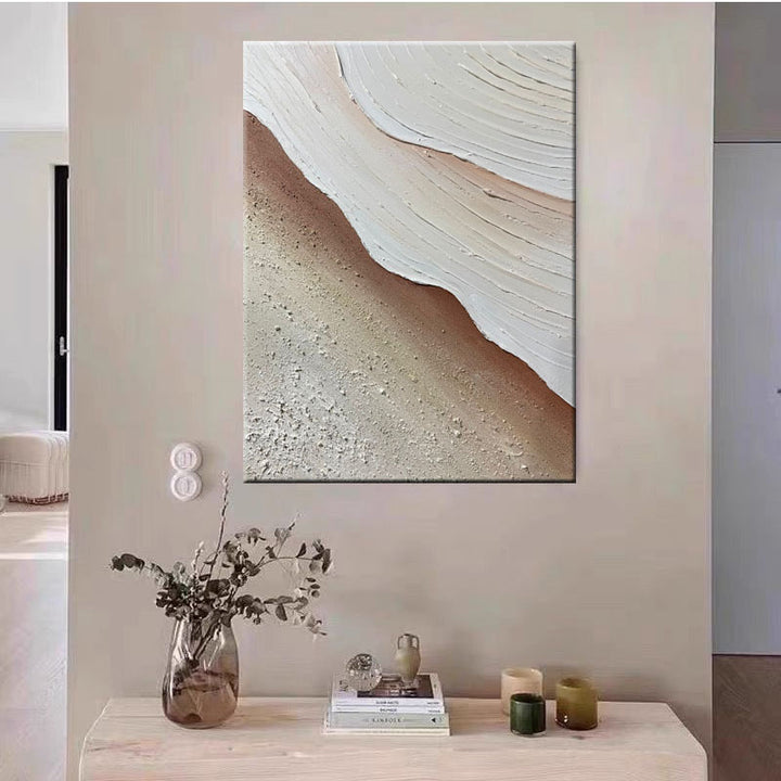 Moderne Texturierte Leinwand Wandkunst
