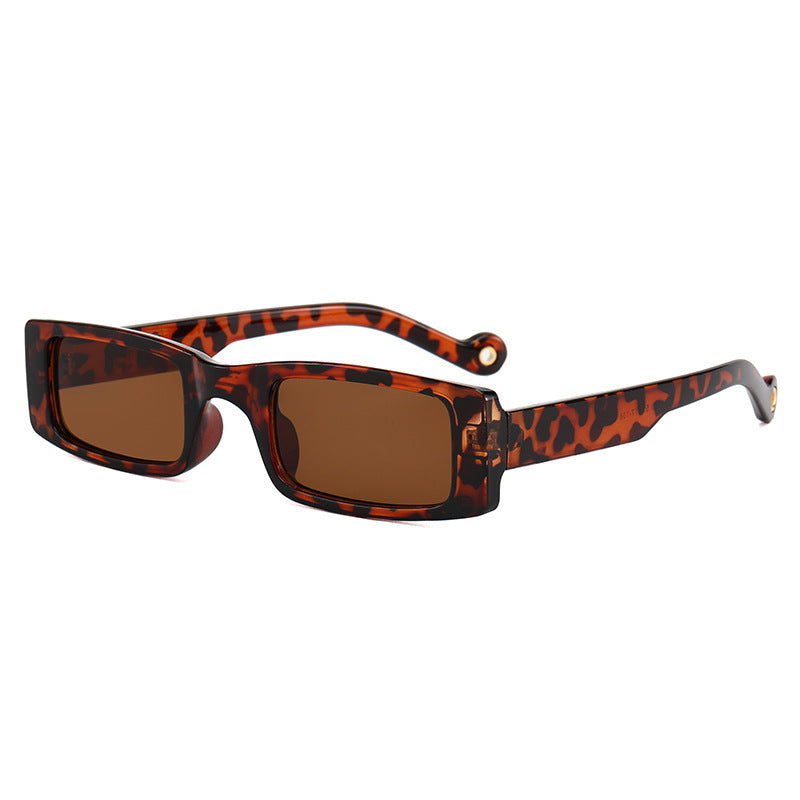Damen Rechteckige Modetrend Sonnenbrille Karnz