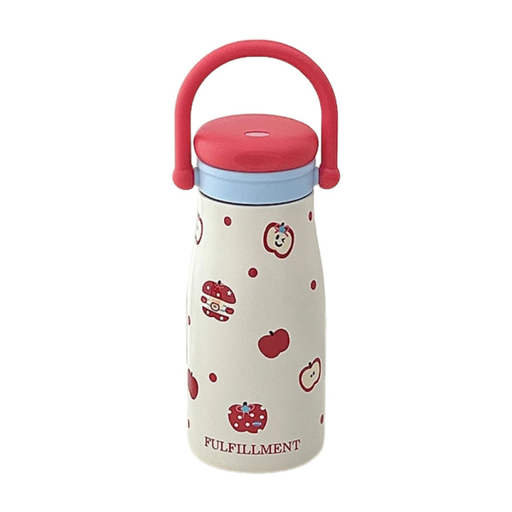 Damen kreative Trinkflasche mit lustigem Design und praktischer Schnur Karnz