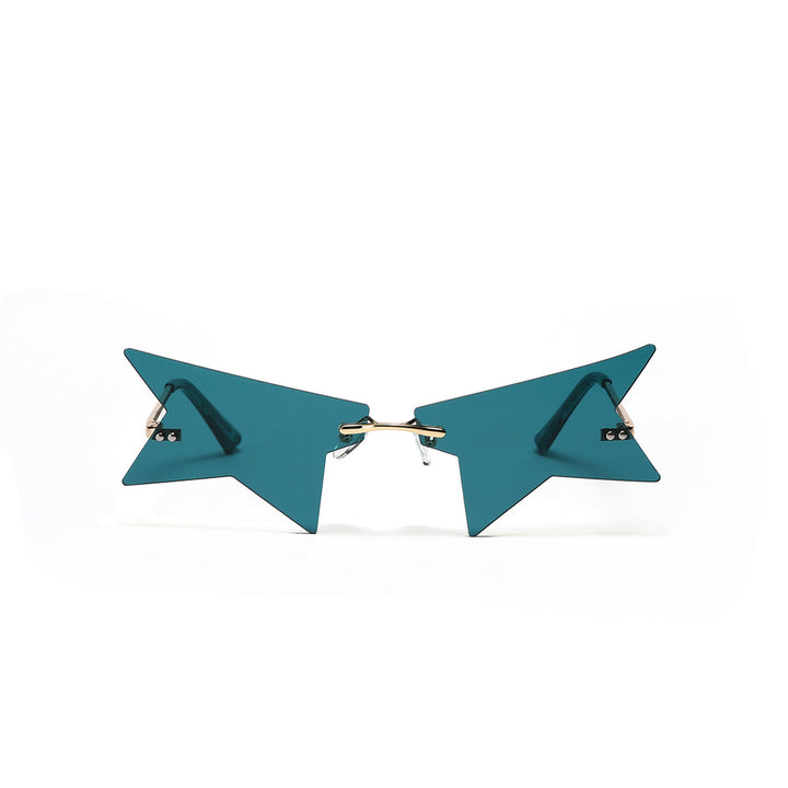 Damen Sonnenbrille im außergewöhnlichen Sternen-Design Karnz