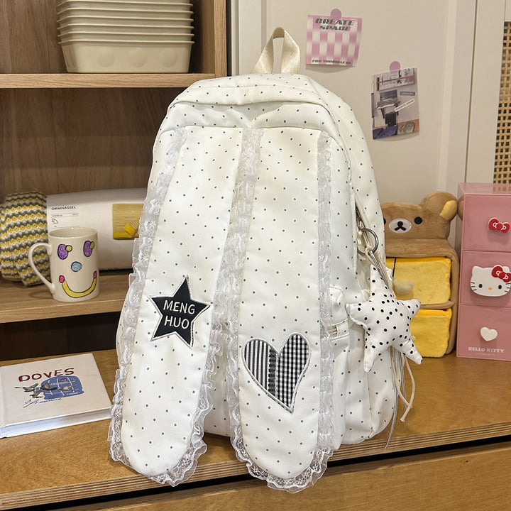 Verspielter dekorativer Patchwork-Rucksack Karnz