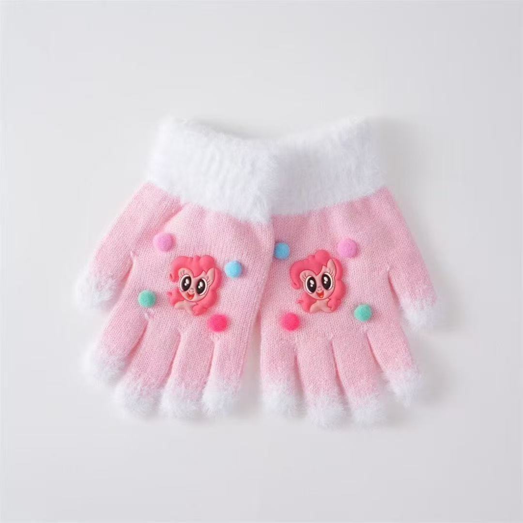 Kinderspielerische Cartoon-Themen-Fingerlosen Handschuhe Karnz