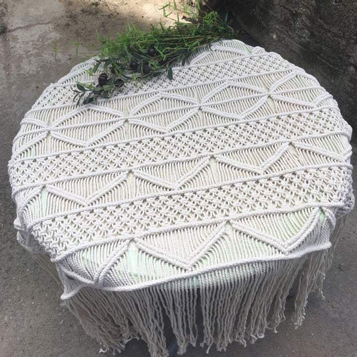 Bohemian Makramee Tischdecke Karnz