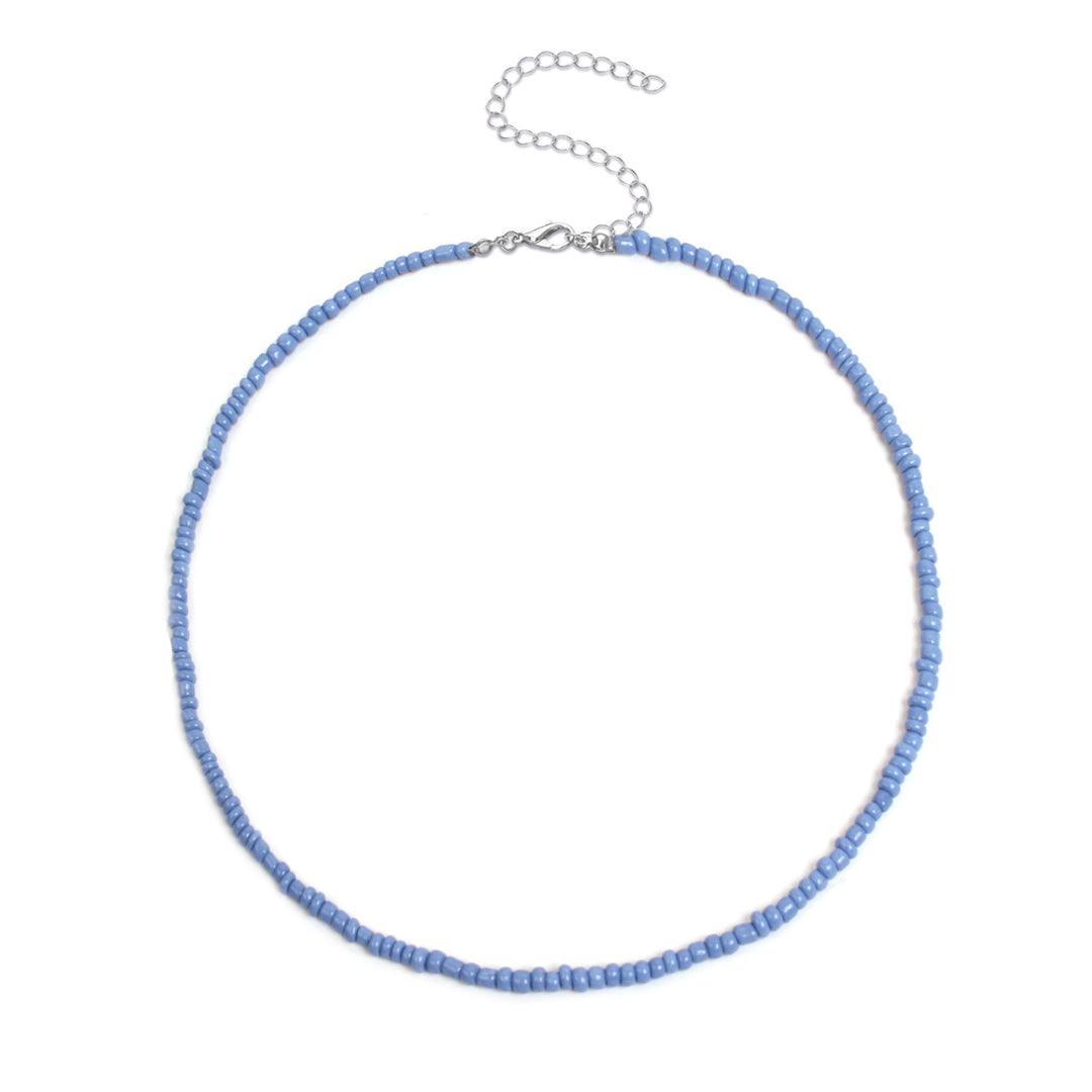 Buntes Perlen-Choker-Halsband Karnz