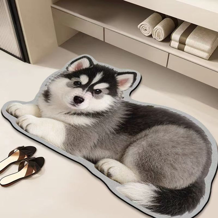 Realistischer Löwenjunges-Fußmatte