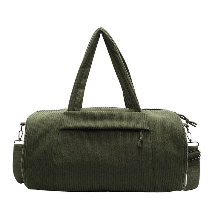 Texturierte Corduroy Reise-Duffel-Tasche Karnz