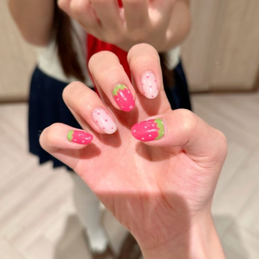 Verspielt Hase-Themen Press-On Nagelkunst Set Karnz