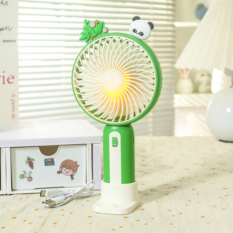 Damen Tragbarer Handventilator mit verspieltem Tierdesign Karnz