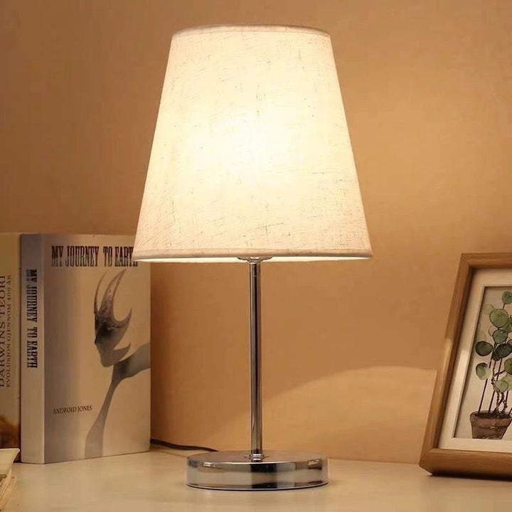 Vintage Blumen Tischlampe