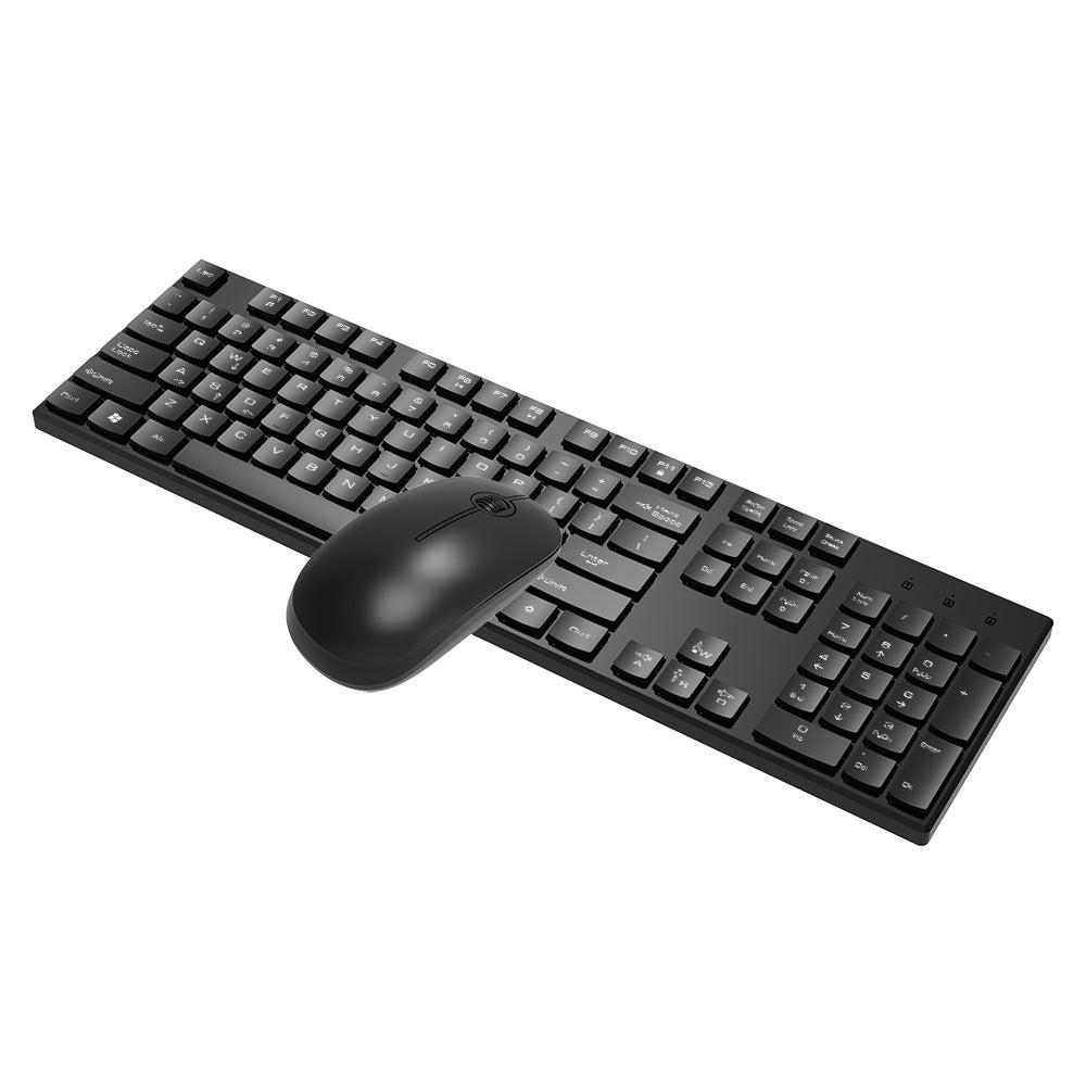 Slimline Kabelloses Tastatur und Maus Set Karnz