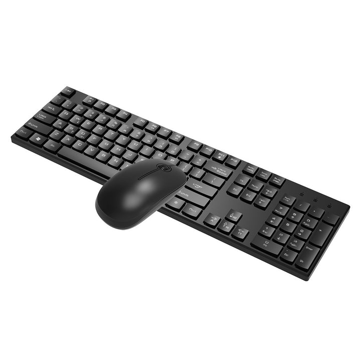 Slimline Kabelloses Tastatur und Maus Set Karnz