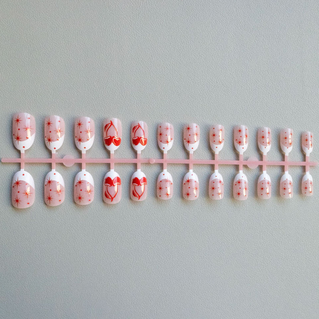Künstlerisches Kirschblüten-Nagelkunst-Kit